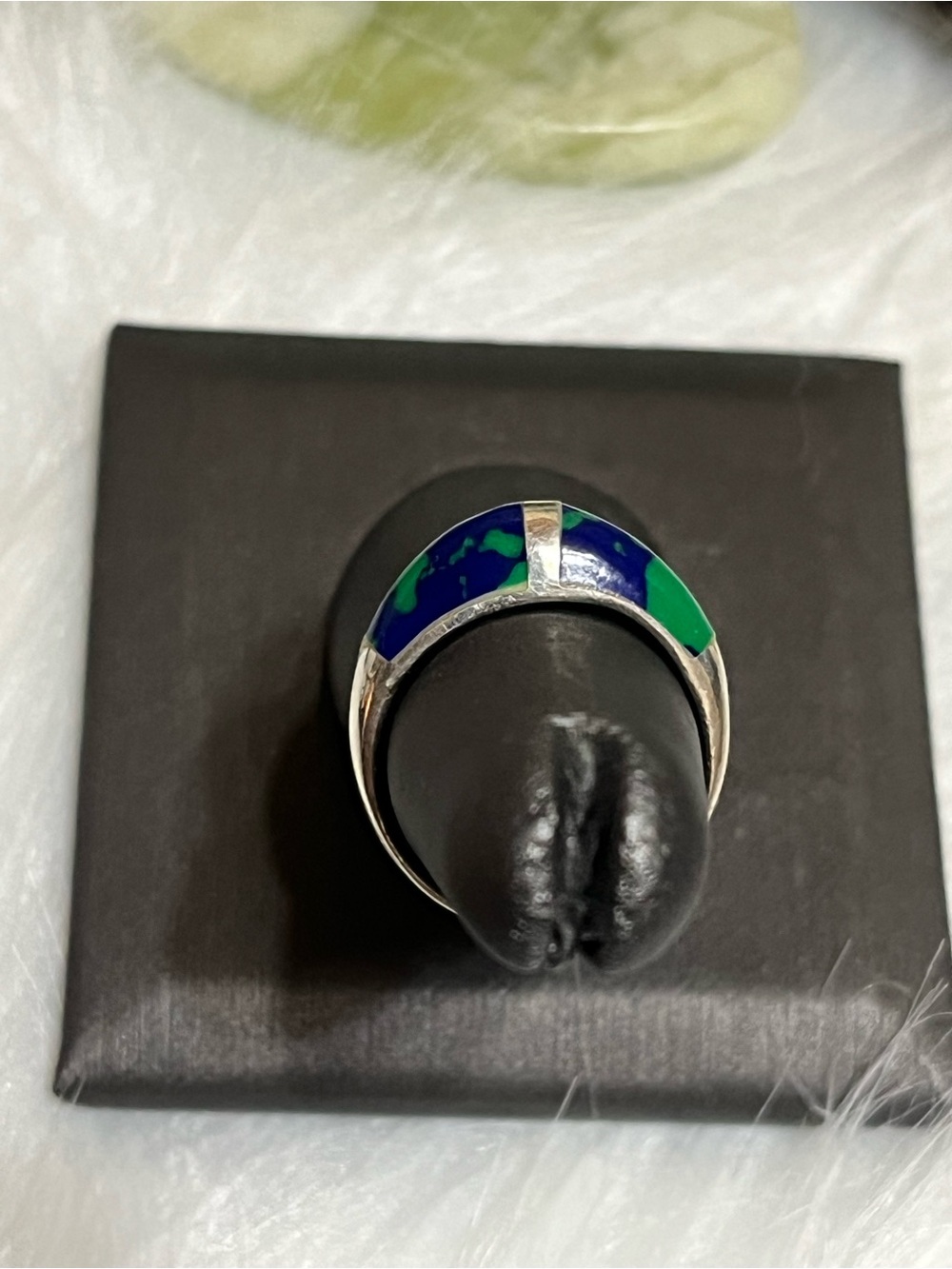 Sterling Azurite Ring - Picture 4 of 14